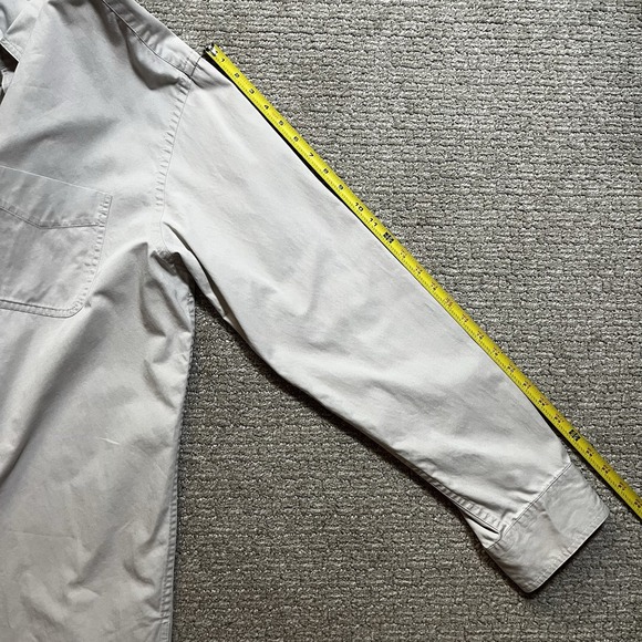 Croft & Barrow Men's XLT Beige Long‎ Sleeve Button Down Shirt 100% Cotton - Picture 9 of 9